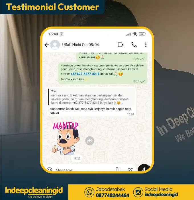 Bukti testimoni dari Ulfah nichi